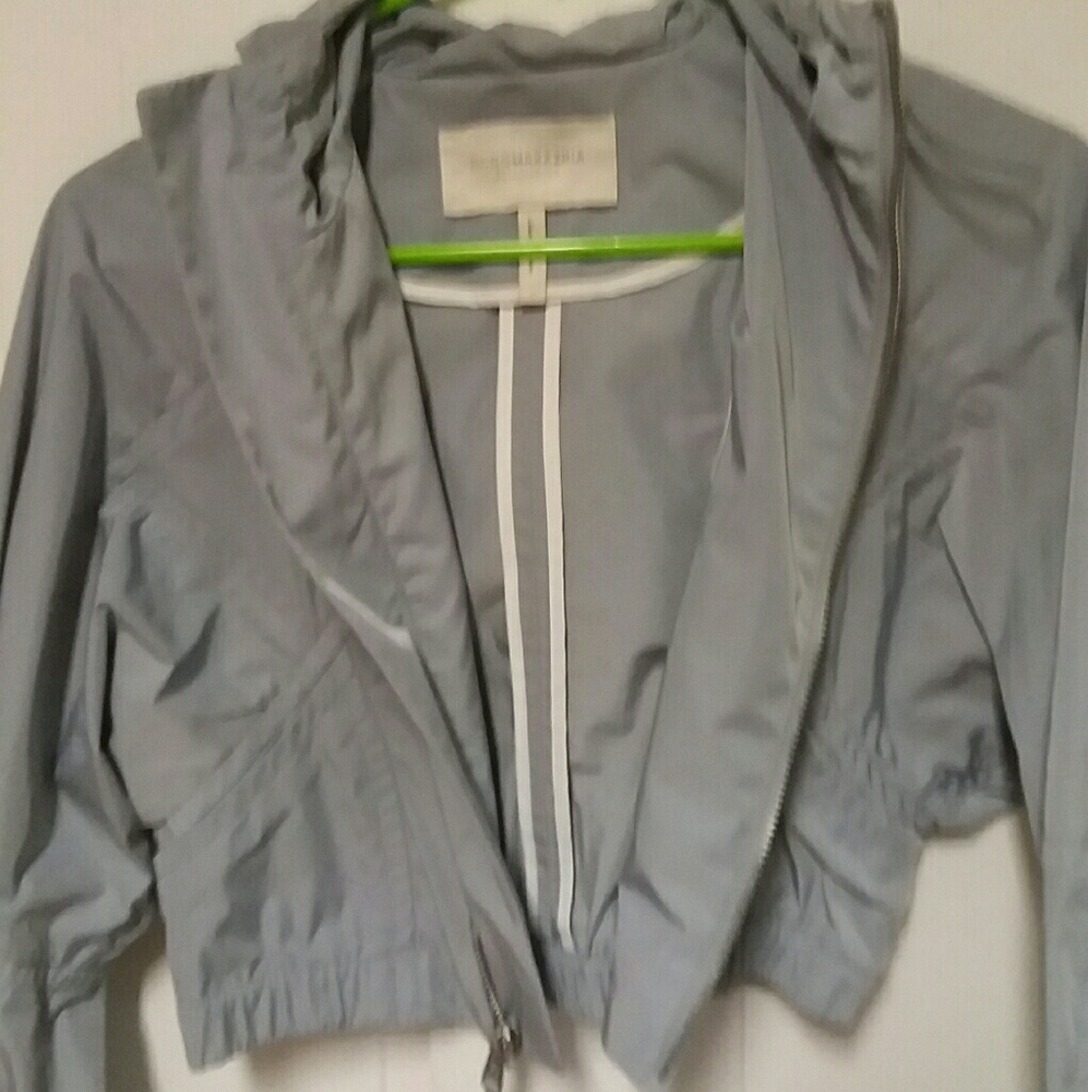 BCBG MAXAZRIA baby blue crop top jacket - Picture 1 of 5